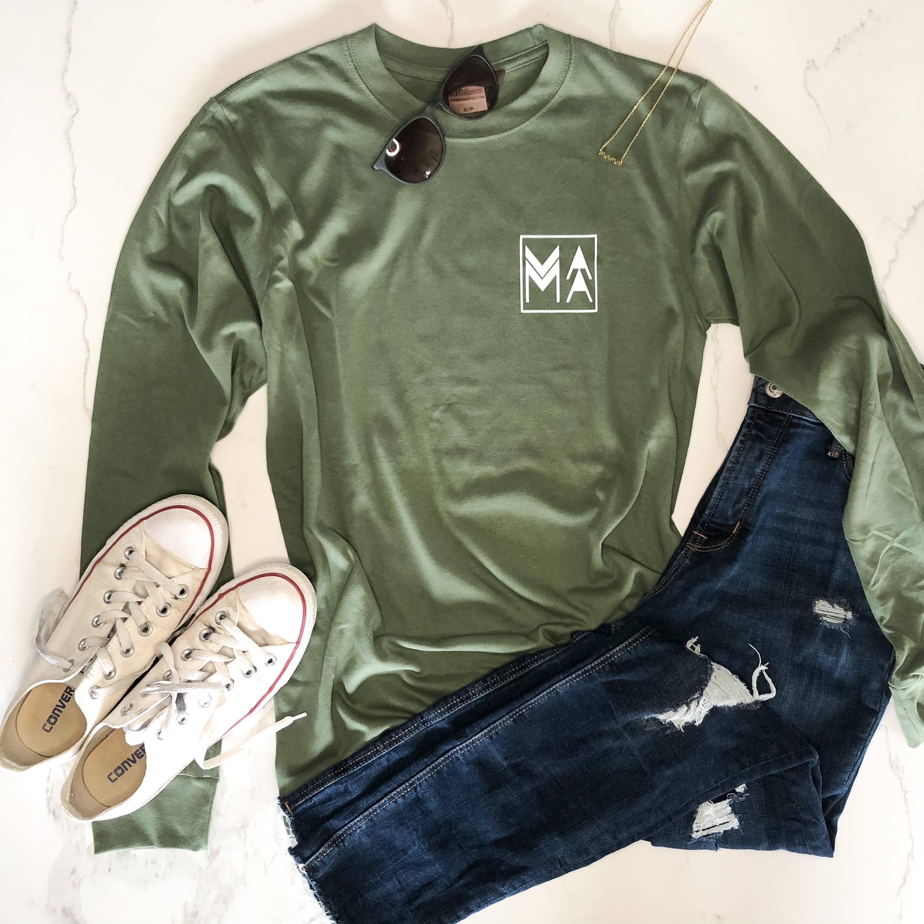MAMA Boyfriend Long-sleeve T - L&B MAMA