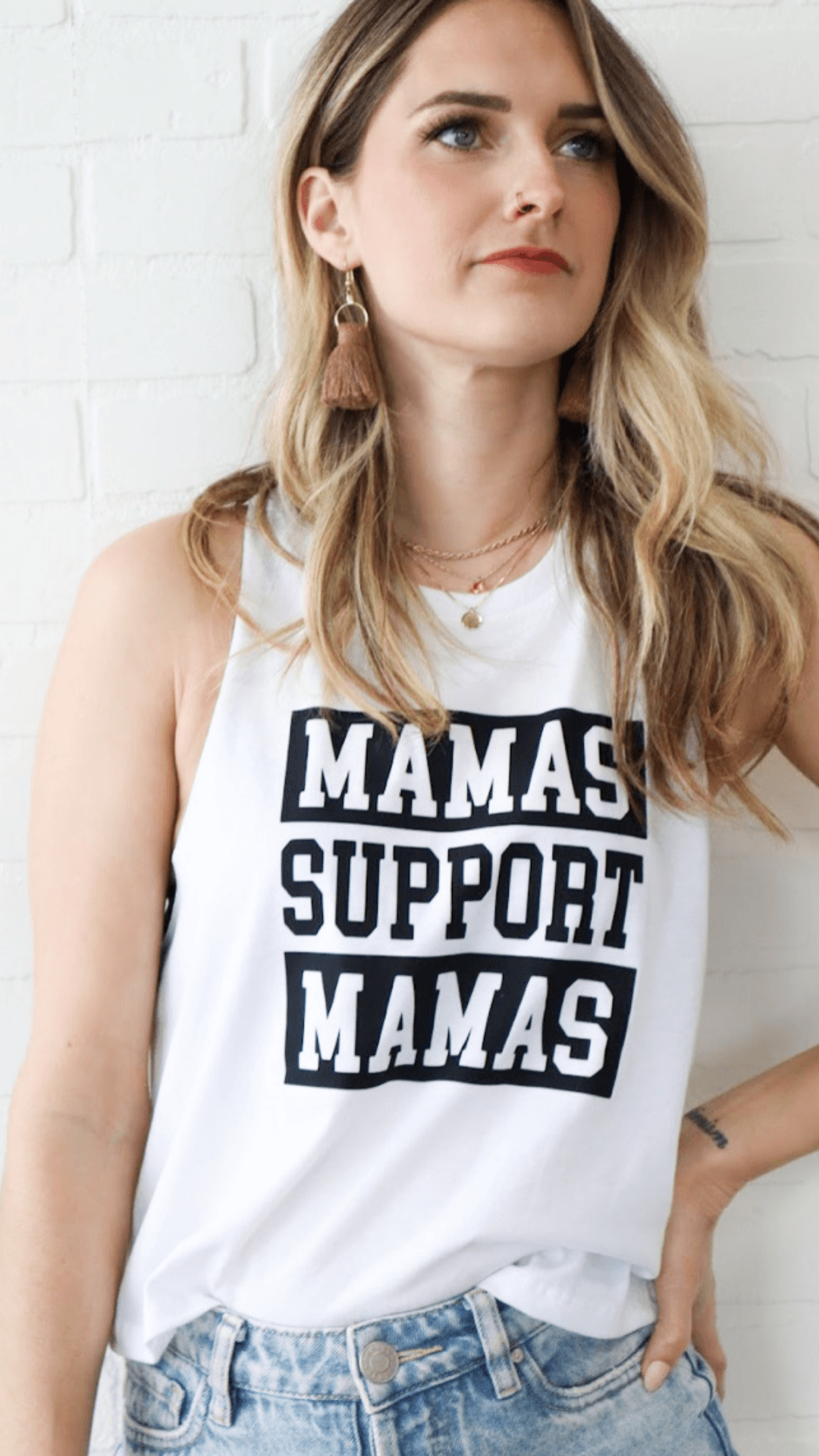 Mamas Support Mamas Crop - L&B MAMA