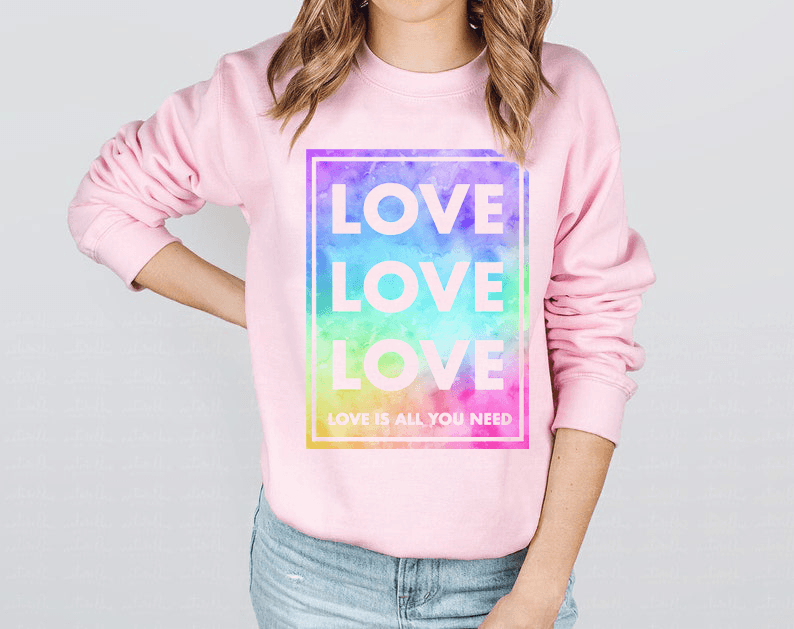 Tie Dye Love is all you need - L&B MAMA