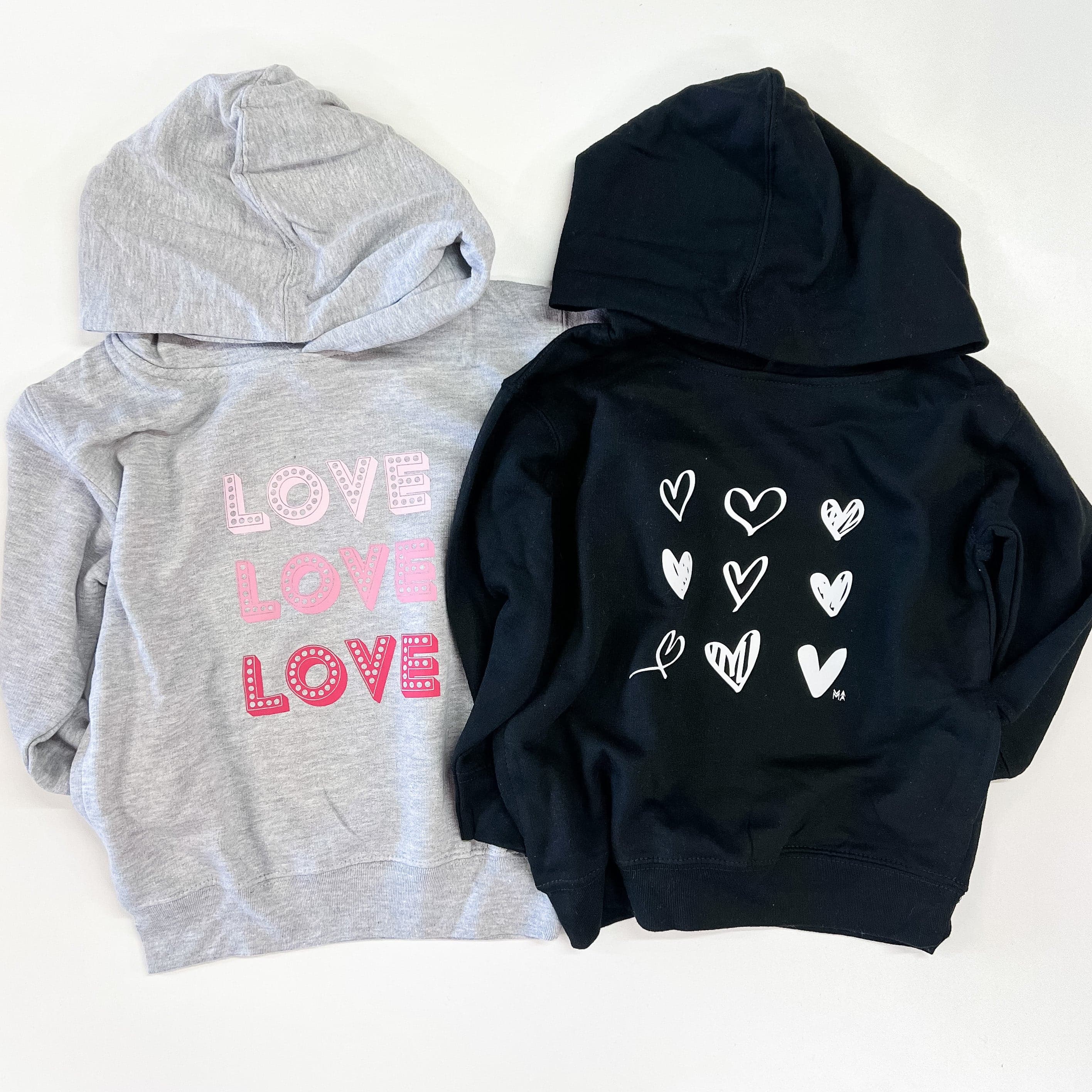 Child LOVE & Black Hearts Sweaters - L&B MAMA