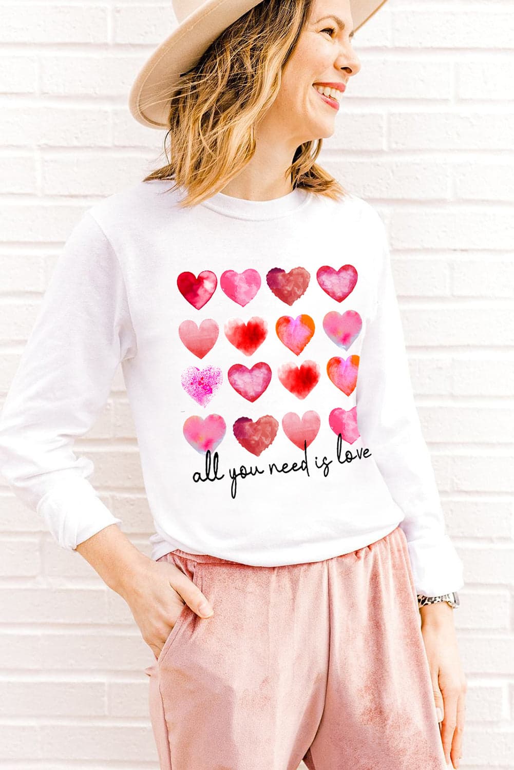 Watercolour Hearts - L&B MAMA